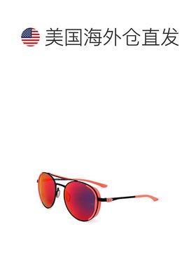 自营Under Armour Unisex Black Orange Fluo 55mm Sunglasses -