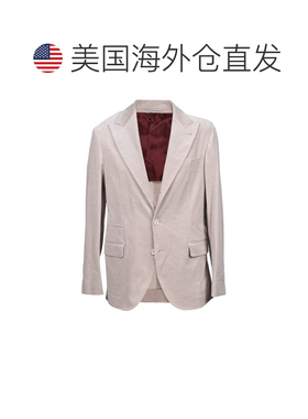 自营Brunello Cucinelli Cotton Men's Blazer - beige 美国奥莱