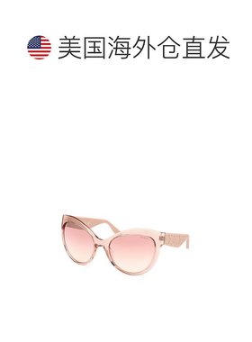 自营Guess Resin Women's Sunglasses - beige 美国奥莱直发