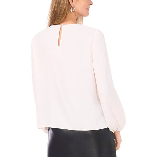 自营Vince Camuto Keyhole Blouse - white 美国奥莱直发 - 图2