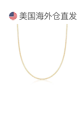 自营 Ross-Simons 1 毫米 14 节黄金盒子链项链 - 20 英寸 美国奥