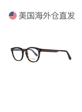 自营Ermenegildo Zegna Plastic Glasses Men's (Frames) - brown