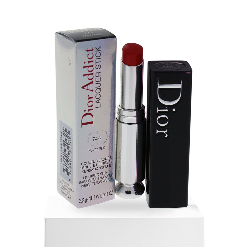 天猫国际美国直购美国直邮Dior迪奥Addict魅惑超模唇膏口红#744红银管持久滋润保湿3