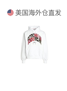自营Gcds Men's College’ Hoodie - white 美国奥莱直发