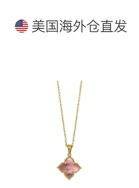 自营Adornia Flower Mother of Pearl 项链金粉色-粉色 美国奥莱