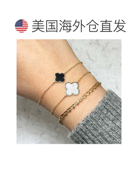 自营the loveryLarge Mother of Pearl Single Clover Bracelet -