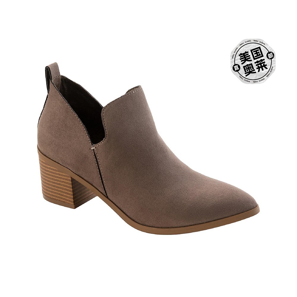 sun + stoneYuni Womens Microsuede Ankle Booties - taupe micr - 图0