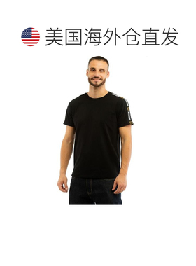 自营Moschino Cotton Men's T-Shirt - black 美国奥莱直发