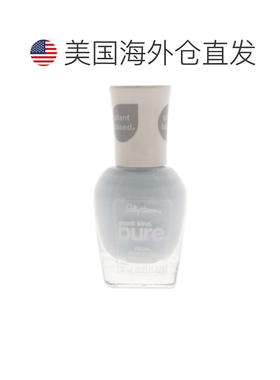 美国直邮Sally Hansen莎莉汉森纯素指甲油-405植物蓝女士指正品