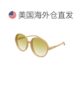 自营valentino黄色Vg0017s渐变醋酸纤维圆形太阳镜-中性色 美国奥