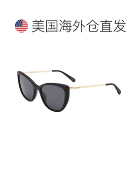 自营Moschino Women's 54 mm Black Sunglasses - black 美国奥莱