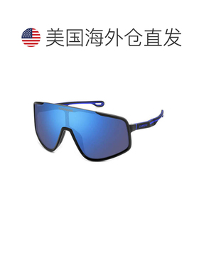 自营carrera职业4017/S 0D51 Z0黑色/蓝色镜子-黑色 美国奥莱直发