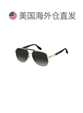 自营Marc Jacobs Sunglasses Aviator Full Rim, Black Frame And