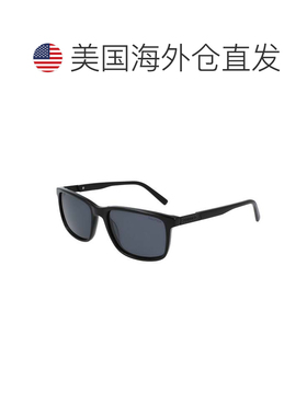 自营Nautica 男士长方形太阳镜 - 黑色铁洗 美国奥莱直发