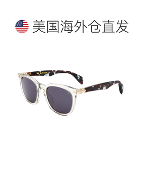 自营Rag & Bone Men's 50 mm Grey Sunglasses - grey 美国奥莱直