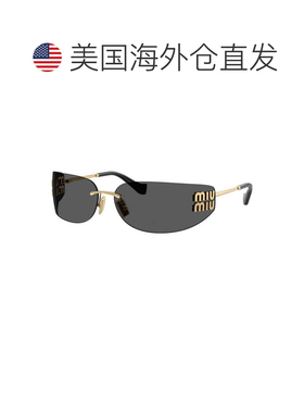 自营miu miuMUA51S 5AK5S0金色/深灰色-金色 美国奥莱直发