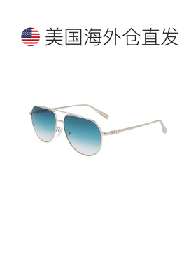 自营Longchamp Metal Women's Sunglasses - gold 美国奥莱直发