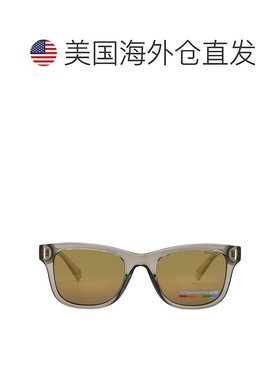 自营Polaroid Grey Gold Multilayer Square Unisex Sunglasses P