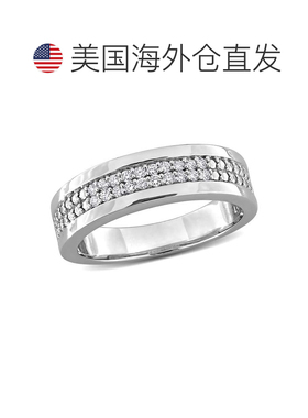 自营mimi & maxCreated Forever Men's 1/5ct TW Lab-Grown Diamo
