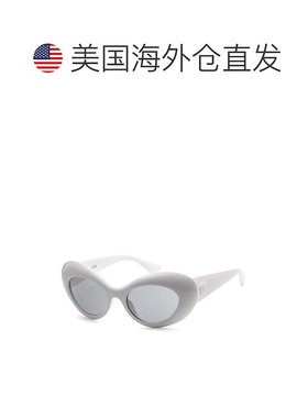 自营Versace 女式 VE4456U 52 毫米太阳镜 - 白色 美国奥莱直发
