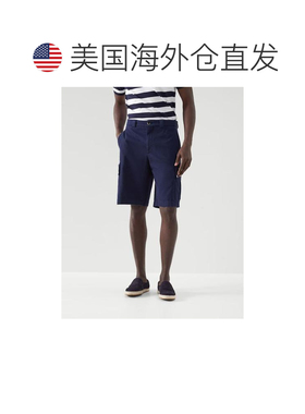 自营Brunello Cucinelli Cotton Bermuda Men's Shorts - blue 美