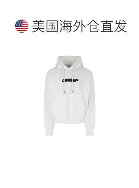 自营off-whiteOff- Cotton Men's Sweatshirt - white 美国奥莱直