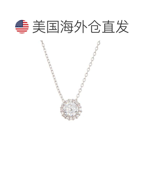 自营 Adornia Swarovski 水晶光环项链 .925 纯银 银 美国奥莱直