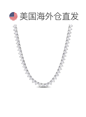 自营mimi & max31 1/2 CT TGW Created 925 纯银白色蓝宝石网球项