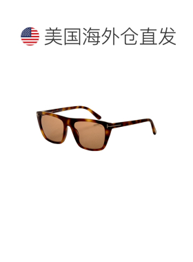 自营Tom Ford女式56mm金色哈瓦那太阳镜FT1175-53E-56-金色哈瓦那