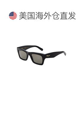 自营salvatore ferragamoFerragamo男女通用51mm太阳眼镜-黑色 美