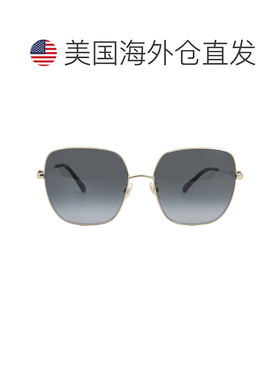 自营Jimmy Choo Grey Gradient Butterfly Ladies Sunglasses KOR