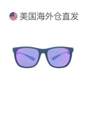 自营polaroid宝丽来紫色镜面方形男女通用太阳镜PLD 2140/S 0802/