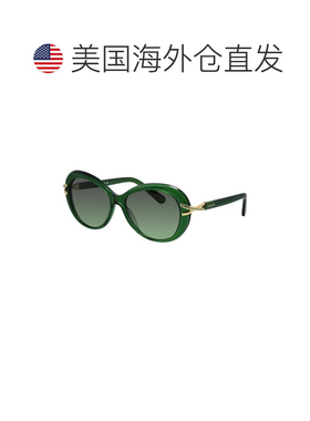 自营Swarovski Women's SK6026 56mm Sunglasses - green 美国奥