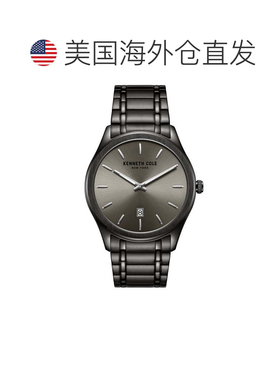 自营Kenneth Cole Men's Classic mm Quartz Watch - grey 美国奥