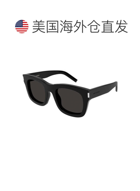 自营saint laurentSL650 MONCEAU 001黑色/黑色-黑色 美国奥莱直