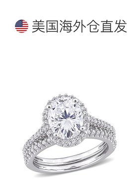 美国直邮Julianna B女士首饰戒指银色镶钻质感简约百搭时尚气质