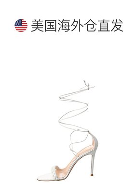 Gianvito Rossi Leomi 105 皮革凉鞋 - 白色 【美国奥莱】直发