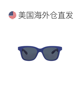 自营alexander mcqueen方形镜框醋酸纤维太阳眼镜-蓝色 美国奥莱