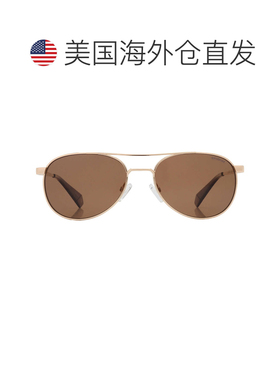 自营Polaroid Polarized Bronze Pilot Ladies Sunglasses PLD 60