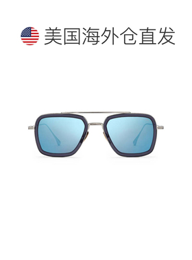 自营ditaFlight.006 Bold Rectangular Metal Acetate Sunglasses