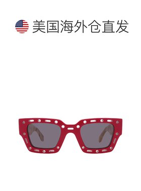 自营Off-White Mercer Full Smoke Square Unisex Sunglasses OER