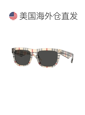 自营Burberry  BE 4431U 412287 56mm Unisex Square Sunglasses