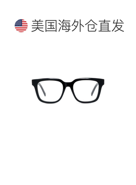 自营givenchy醒目的矩形镜框太阳眼镜，饰有光泽-灰色 美国奥莱直