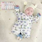 Детское хлопковое боди подходит для мужчин и женщин для девочек, летний тонкий лонгслив, пижама