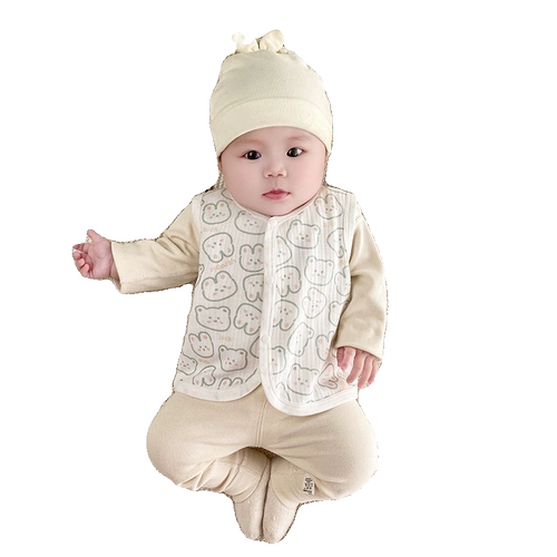 Детский осенний жилет для новорожденных, бандаж пупочный подходит для мужчин и женщин для девочек, хлопковая удерживающая тепло майка топ