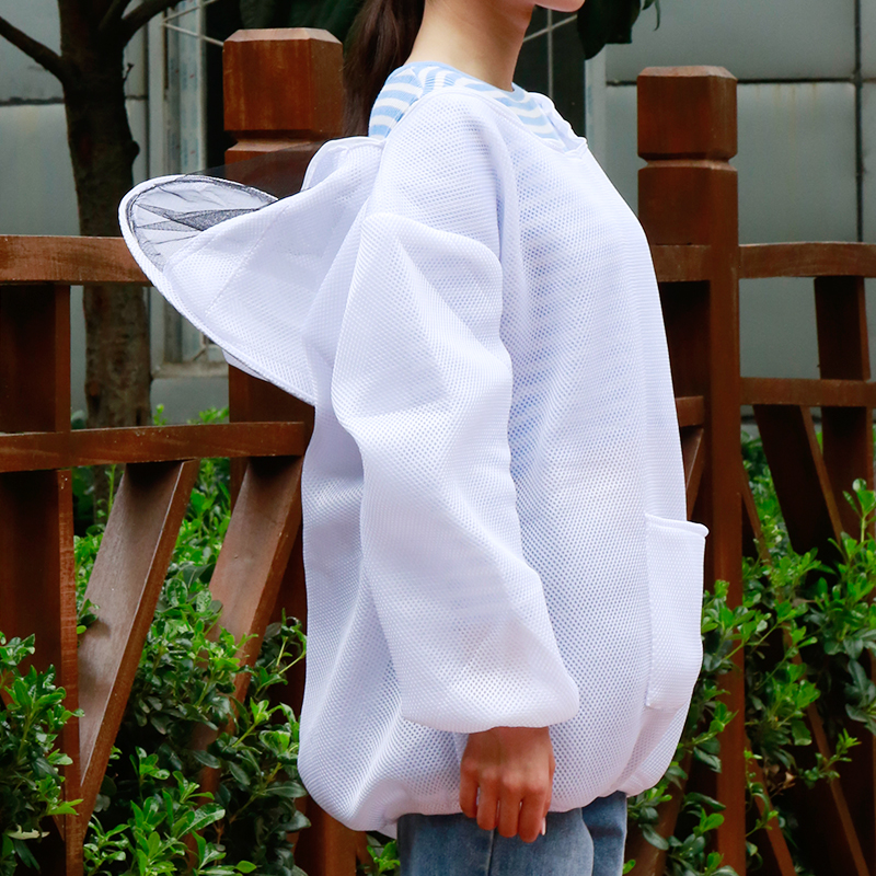 防蜂衣服防蜂服半身蜜蜂衣服全套养蜂服透气养蜂人专用抓蜜蜂工具