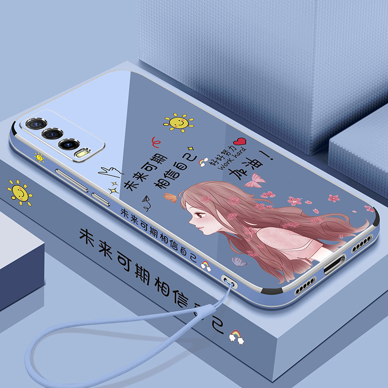 适用vivoy30手机壳vivo保护Y30g标准版硅胶套5G镜头全包防摔viviy直边软壳voviy外壳viovy网红女305g创意侧边