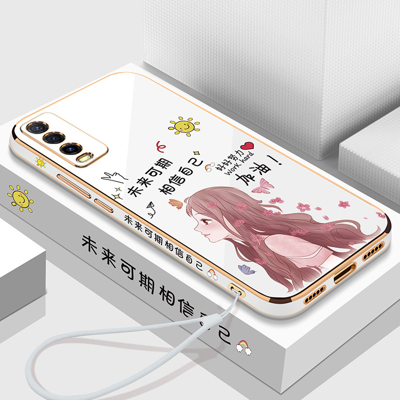 适用vivoy30手机壳vivo保护Y30g标准版硅胶套5G镜头全包防摔viviy直边软壳voviy外壳viovy网红女305g创意侧边