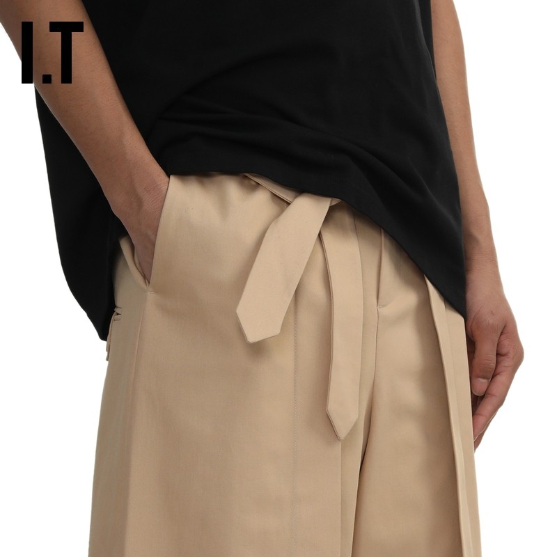 IT JW Anderson男装百慕大短裤新款复古时尚宽松阔腿裤西装裤中裤,淘宝优惠券,粉丝福利购,淘宝优惠卷