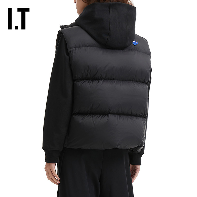 IT ADER error女装立领拉链羽绒马甲新款绗缝羽绒背心0401BKXP,淘宝优惠券,粉丝福利购,淘宝优惠卷
